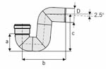 ACO 2.95 (75) Diameter P' Trap
