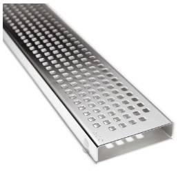 700 MM (27.55”) Quadrato Grate, Brushed Stainless