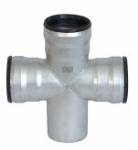 JOSAM JF-1851 Stainless Steel 2" x 1 1/2" Push-Fit Cross